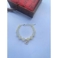 vòng đá phong thủy mã não vàng tự nhiên