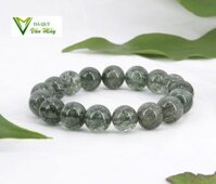 Vòng Đá Thạch Anh Tóc Xanh 11mm