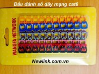 Vòng đánh số dây mạng , đầu đánh số dây mạng cat5/ cat6