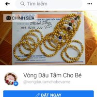 Vòng dâu con giáp kết hợp bi bạc