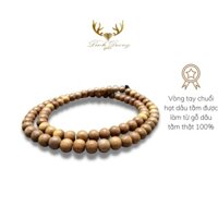 Vòng dâu tằm chuỗi 108 hạt gỗ 6ly cho người lớn vòng tay cao cấp linhduonggems