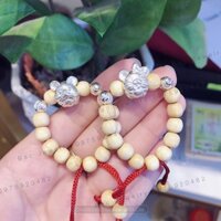 VÒNG DÂU TẰM MIX CHUỘT BẠC 999