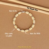 Vòng dâu tằm người lớn (LOẠI ĐẸP) hạt dâu tằm đực, già, đặc lõi, độ bền cao