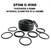 Vòng đệm chữ O EPDM EPDM Độ dày vòng 3,55mm Đường kính trong 97,5-400mm Axit kiềm Chịu nhiệt độ cao Vòng đệm cao su chịu nhiệt độ cao PW8Q