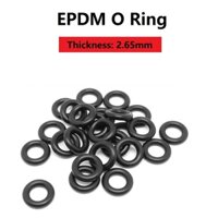 Vòng đệm EPDM O Ring Đen CS 2.65mm ID5 ~ 200mm Chống axit và kiềm Chống nước Chống ma sát Vòng chữ O