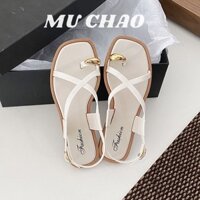 Vòng đeo chân và dây đeo Sandal phẳng dành cho nữ MUCHAO