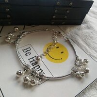 Vòng Đeo Cổ Chân Bằng Bạc Phong Cách Tây Tạng Đơn Giản Thời Trang Phong Cách retro Hàn Quốc Cho Nam Và Nữ