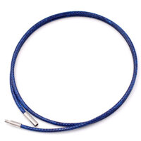 Vòng Đeo Cổ Dây Cao Su Nhiều Màu 2MM Bền Đẹp Chống Thấm Nước - Dây Mảnh Nhỏ - Dây cao su xanh dương