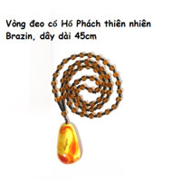 Vòng Đeo Cổ Hổ Phách Tự Nhiên Brasil, Hộ mệnh, trừ tà_ma, mang lại bình an và may mắn-SIEU RẺ