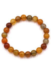 Vòng đeo tay chuỗi hạt đá vân rồng nâu 6 ly 22 hạt