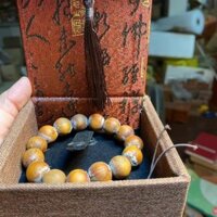 Vòng Đeo Tay Gỗ Hoàng Đàn Tuyết Lạng Sơn Kích thước 20li