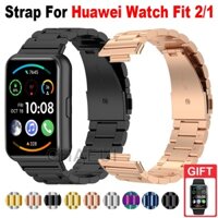 Vòng đeo tay kim loại dây đeo bằng thép không gỉ cho Huawei Watch Fit 2 3 / Huawei Watch Fit Special Edition