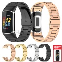 Vòng đeo tay kim loại dây đeo bằng thép không gỉ cho Fitbit Charge 5 / Charge 6