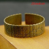 Vòng Đeo Tay Tây Tạng Bằng Đồng Nguyên Chất Kiểu Phật Giáo Cổ Điển Không Phai Màu