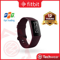 Vòng đeo tay theo dõi sức khỏe Fitbit Charge 4 - Hàng chính hãng FPT bảo hành 12 tháng LazadaMall