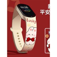 Vòng đeo tay thông minh thể thao cho phụ nữ, đồng hồ báo thức rung có thể sạc lại cho sinh viên, đồng hồ điện tử chống nước cho trẻ em, kiểu rung cho học sinh trung học cơ sở cho nam sinh