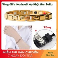 Vòng điều hòa huyết áp nhật bản Taka, vòng đeo tay ổn định giảm huyết áp ổn định đường huyết công dụng như vòng toma