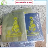 Võng dù 2 lớp cao cấp dày mềm dài 235cm, rộng 140cm - Võng dù hình rồng Nylon loại tốt