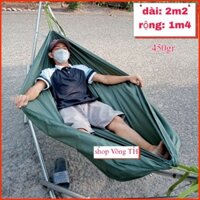 Võng Dù 2 Lớp Dày Kèm 4 Mét Dây Dù Loại Tốt, Võng Dù Giá Rẻ Đẹp