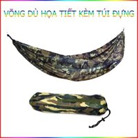 Võng Dù Họa Tiết Rằn Ri Kèm Túi Đựng
