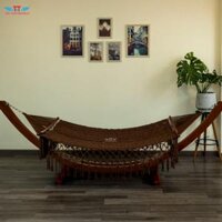 VÕNG GỖ BÁN NGUYỆT CAO CẤP LỚN TÍN THÀNH PHÁT - Nâu Đất