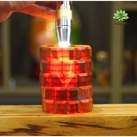 Vòng gỗ Hoàng Đàn Tuyết Lạng Sơn bản lách vuông 18x18 mm siêu thấu quang, cận chìm MỘC AN NHIÊN