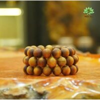 Vòng gỗ Hoàng Đàn Tuyết Lạng Sơn hạt tròn kích thước 8-10-12-14-16-18-20mm thơm ngọt MỘC AN NHIÊN