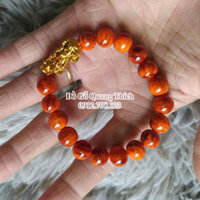 Vòng Gỗ Huyết Rồng 10ly Mix Tỳ Hưu Vàng