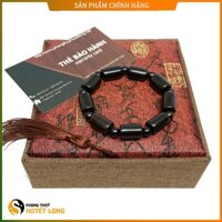 Vòng Gỗ Mun Sừng Đốt Trúc Đen Bóng Tự Nhiên - Vòng Tay Phong Thủy