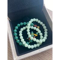 VÒNG HẠT ĐÁ NGỌC DẠ MINH CHÂU DẠ QUANG (SIZE 7 LY)