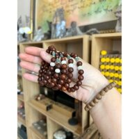 Vòng hạt kim cang lên nước màu đỏ sẫm - size 8li - tâm linh Phật giáo