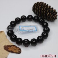 Vòng Hổ Phách Baltic Huyết đen 14mm
