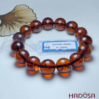 Vòng Hổ Phách Baltic Huyết đỏ 14mm