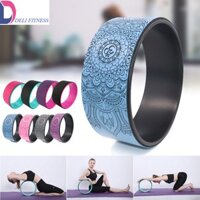 Vòng Hỗ Trợ Yoga Họa Tiết Mandala đệm PU