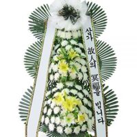 Vòng hoa chia buồn tang lễ Hàn Quốc