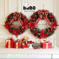 Vòng hoa Giáng sinh - Vòng nguyệt quế trang trí Noel