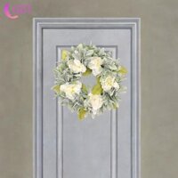 Vòng hoa mẫu đơn mô phỏng Vòng hoa cửa trước hoa cho lễ hội Cửa sổ mùa hè