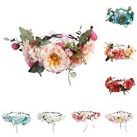 Vòng hoa ruy băng đội đầu xinh xắn cho nữ