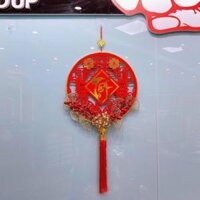 Vòng Hoa Treo Cửa hoa đông đào Chữ TẾT Mẫu Mới 2024