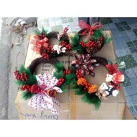 Vòng Hoa treo cửa Noel
