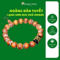 Vòng Hoàng Đàn Tuyết Lạng Sơn 10 Li Mix Lu Thống Khắc Chú Omani Hạt Đen - Vòng Lên Tuyết Nhiều Tinh Dầu Tự Nhiên