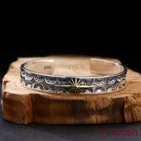 Vòng kiềng bạc nam bạc 925 cao cấp bền màu độ cứng cao chống trầy xước TSK001S10