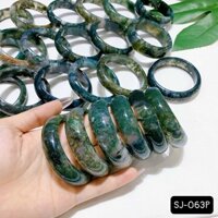 Vòng Kiềng Băng Ngọc Thuỷ Tảo Bản Hẹ Ni 50-59mm