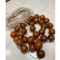 Vòng Lắc Eo Giảm Cân Hạt Gỗ Hương - Vòng 35 hạt 6cm ( Mian.vn )