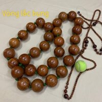 Vòng Lắc Eo Giảm Cân Hạt Gỗ Hương - Vòng 30 hạt 6cm ( Mian.vn )