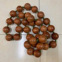 Vòng Lắc Eo Giảm Mỡ Bụng - Vòng Lắc Tràng Hạt Gỗ Hương 6cm ( video , hình thật )