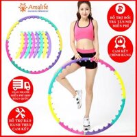 Vòng Lắc Eo Giảm Mỡ Bụng  Bộ Vòng Tập Gym Tạo Eo Thon Thông Minh - Massage Giảm Mỡ Bụng - Hàng Chính Hãng Amalife