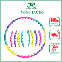 Vòng lắc eo hoạt tính đánh tan mỡ bụng cao cấp mầu sắc tươi sáng gấp gọn tiện lợi dễ dàng lắp ráp