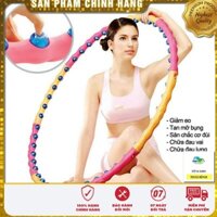 Vòng lắc eo lắp ghép Hula Hoop, vòng lắc eo bi tròn, nhiều màu sắc giúp đốt cháy Calo, đánh tan mỡ thừa