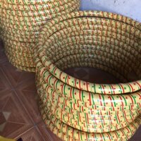 Vòng Lắc Eo Masage Bằng Mây nặng 5 kg Giúp Giảm Eo Bụng Nhanh Dành Cho Người Lớn tặng kèm thước đo dây